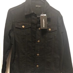 black denim jacket pretty little thing
